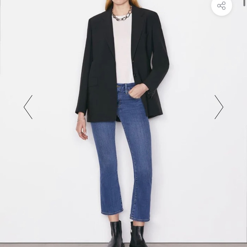 Frame Le Crop Mini Jean - Two Tone Wash